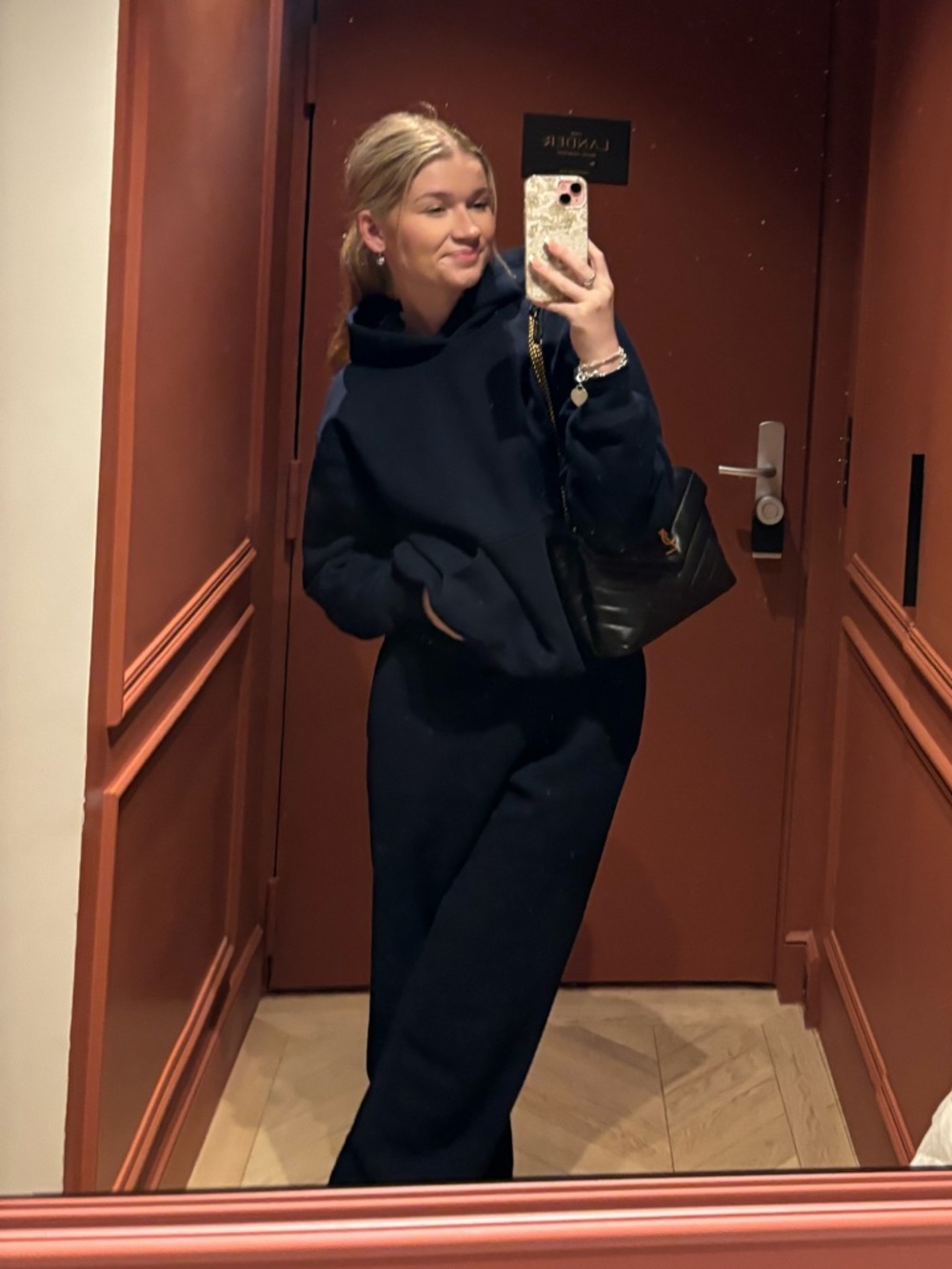 Aritzia Navy Blue Hoodie